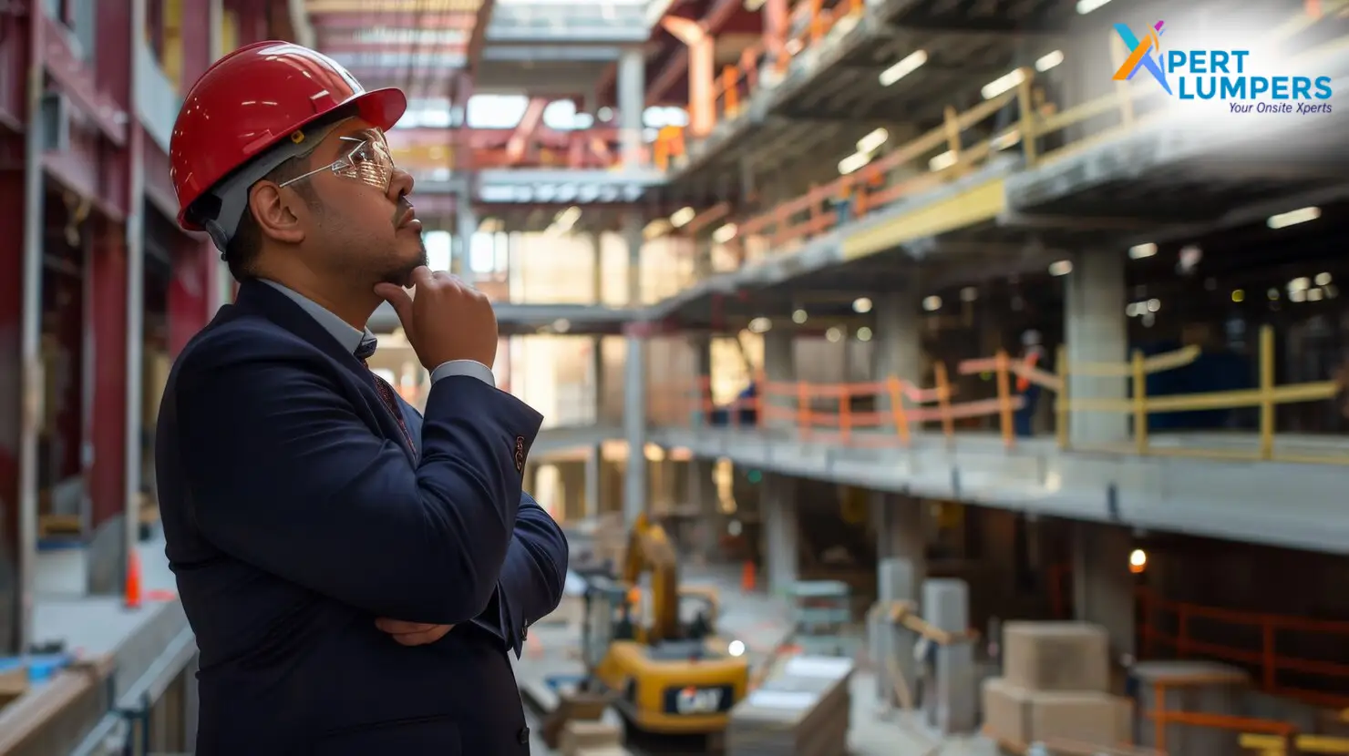 Professional Xpert Lumpers team efficiently unloading a freight container in a Canadian warehouse to reduce dock congestion.